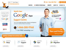 Tablet Screenshot of googleapps.247techies.com