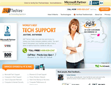 Tablet Screenshot of 247techies.co.uk