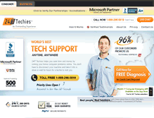 Tablet Screenshot of 247techies.com